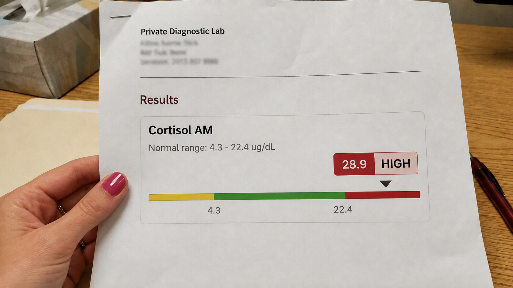 Doctor explaining hormonal changes and sleep